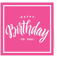 Happy Birthday Gift Enclosure Cards + Envelopes