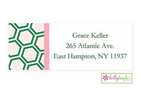 Honeycomb Modern Address Labels
