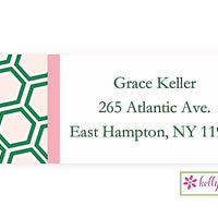 Honeycomb Modern Address Labels