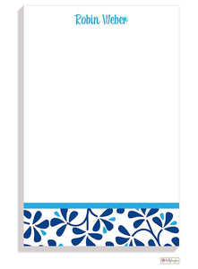 Personalized Blue China Modern Notepad