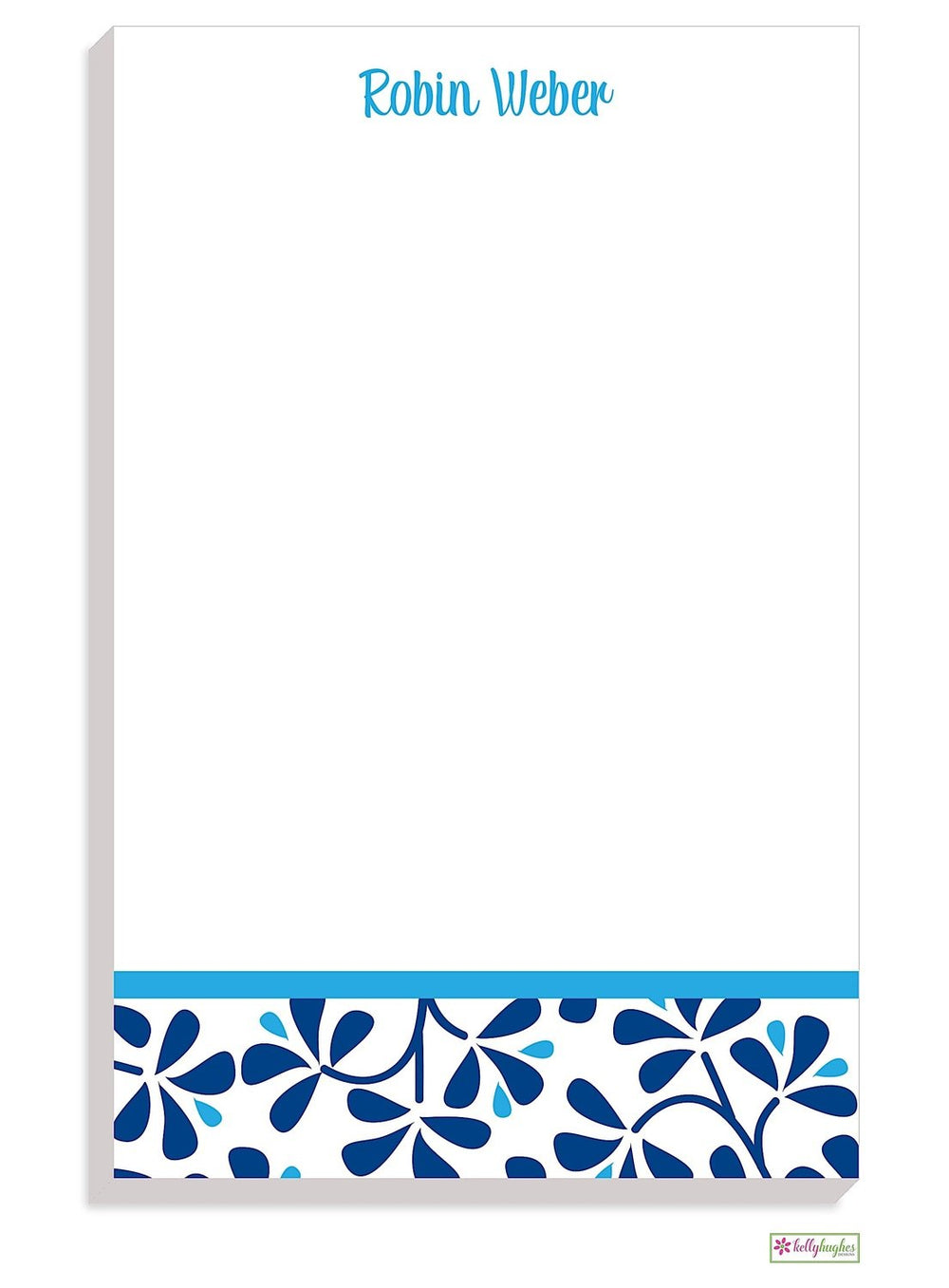Personalized Blue China Modern Notepad