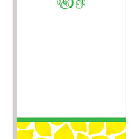 Personalized Lemonade Modern Notepad