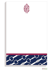 Personalized Horsebit Modern Notepad