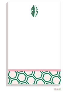 Personalized Honeycomb Modern Notepad