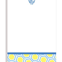 Personalized Honeycomb Modern Notepad