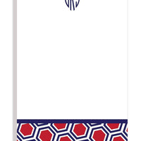 Personalized Honeycomb Modern Notepad