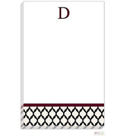 Personalized Lattice Modern Notepad
