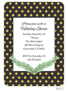 Art Deco - Holiday Invitation