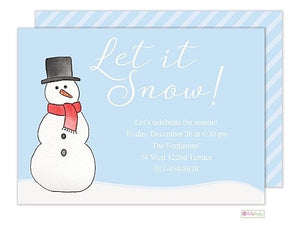 Let It Snow - Winter Holiday Invitation
