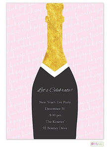 Pop! Fizz! Clink! - New Year's Eve Holiday Invitation