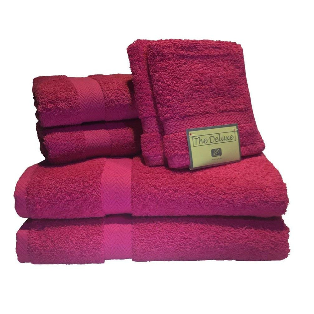 Monogrammed 8 Piece Deluxe Bath Towel Set