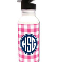 Classic Check Water Bottle