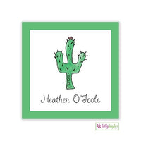 Blooming Cactus Classic Calling Card
