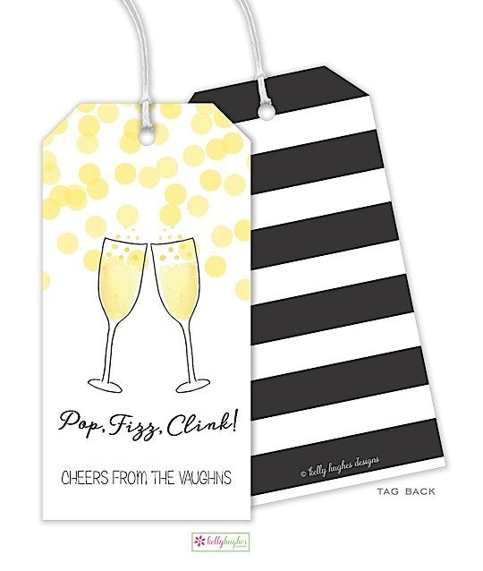Champagne Toast Gift Tag