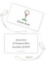 Personalized Golf Nut Classic Luggage Tags
