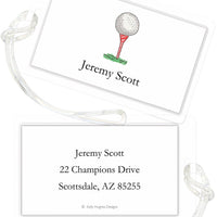 Personalized Golf Nut Classic Luggage Tags