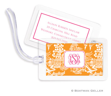 Chinoiserie Bag Tags Set