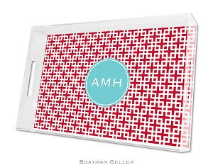 Lattice Lucite Tray