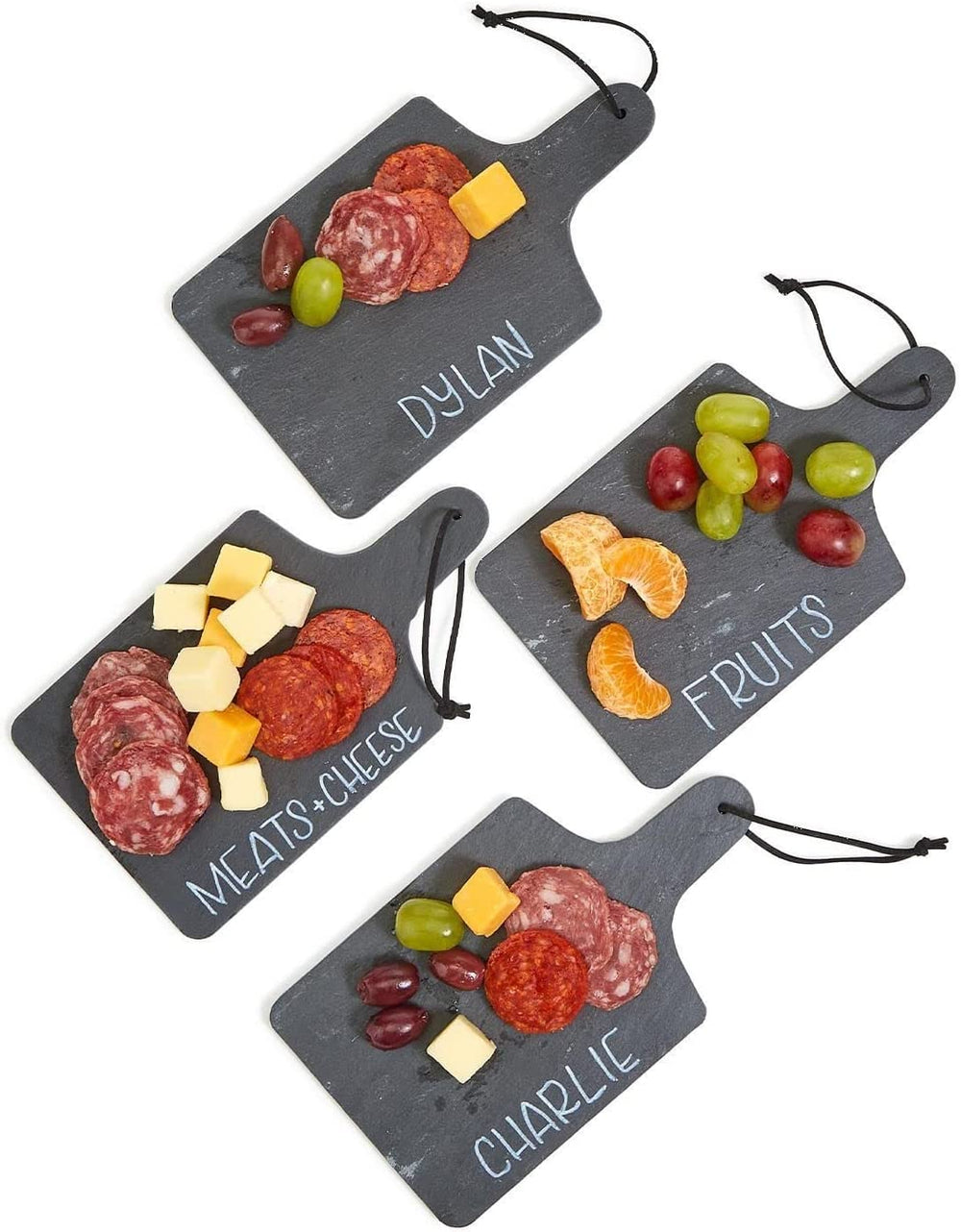 Slate Personal Charcuterie Boards/Set of 4