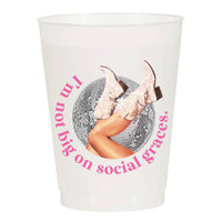 Social Graces Cowgirl Rodeo Frosted Cups