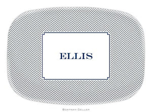 Herringbone Melamine Platter