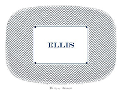 Herringbone Melamine Platter