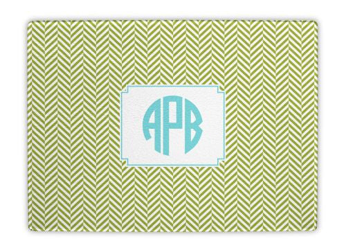 Herringbone Glass Cutting Board