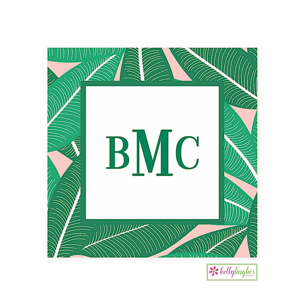Banana Leaf Modern Enclosure Card