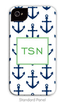 Anchor Blue Repeat Phone Case

