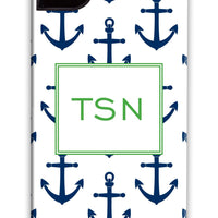 Anchor Blue Repeat Phone Case