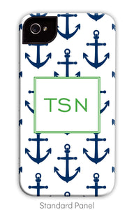 Anchor Blue Repeat Phone Case