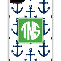 Anchor Blue Repeat Phone Case