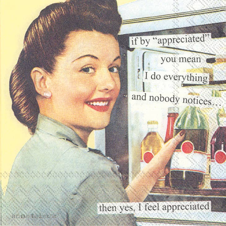 Anne Taintor Appreciated Cocktail Napkins