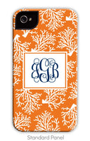 Coral Repeat Orange Phone Case
