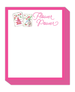 Flower Power Mahjong Tiles Stack Pad