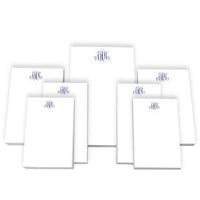 Delavan Monogram 7-Tablet Set - White