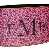 Pink Leopard Letter Box
