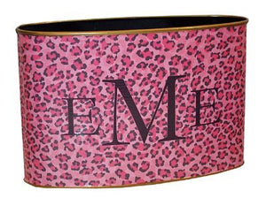 Pink Leopard Letter Box