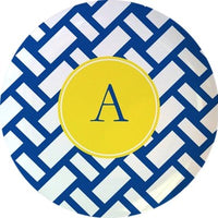 Basketweave 10" Melamine Plate