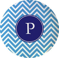 Chevron 10" Melamine Plate
