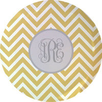 Chevron 10" Melamine Plate