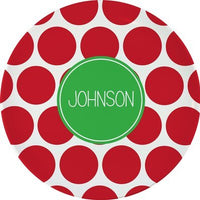 Dots 10" Melamine Plate