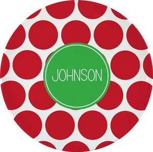 Dots 10" Melamine Plate