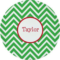 Chevron 10" Melamine Plate
