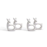 Oh Deer! Reindeer Napkin Rings S/4
