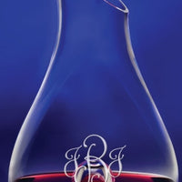 Monogrammed Essence Wine Decanter