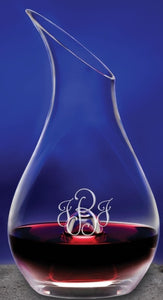 Monogrammed Essence Wine Decanter