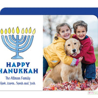 Hanukkah Holiday Photo Card
