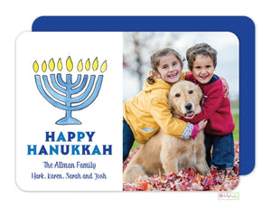 Hanukkah Holiday Photo Card