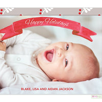 Banner Holiday Photo Card